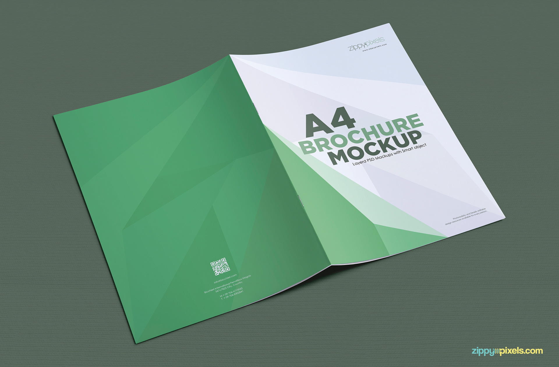 Detail A4 Brochure Template Psd Nomer 25