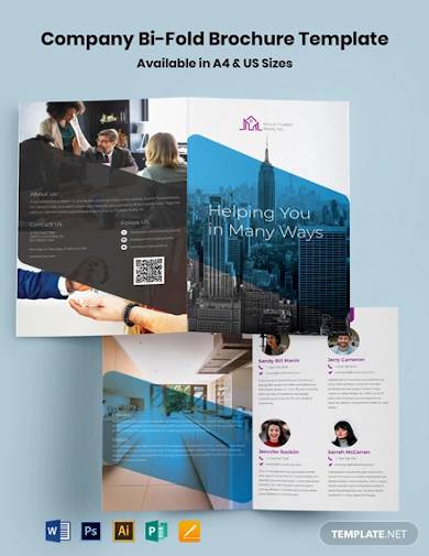 Detail A4 Brochure Template Psd Nomer 53