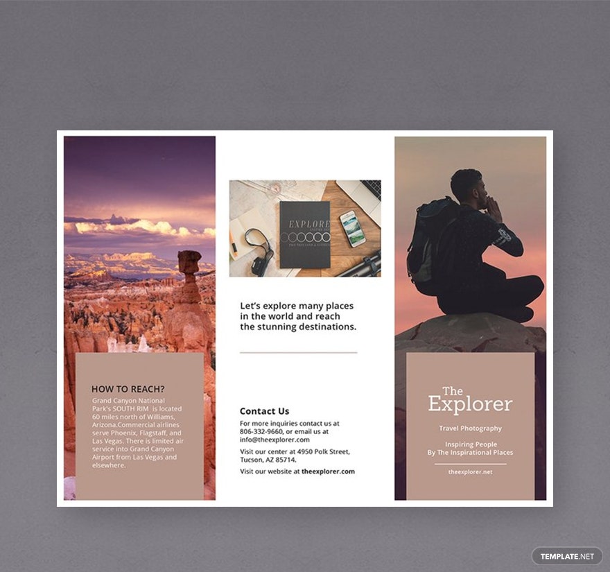 Detail A5 Brochure Template Nomer 6