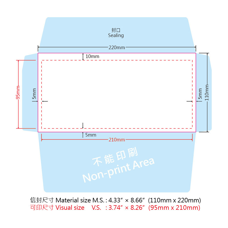 Detail A5 Envelope Template Ai Nomer 30