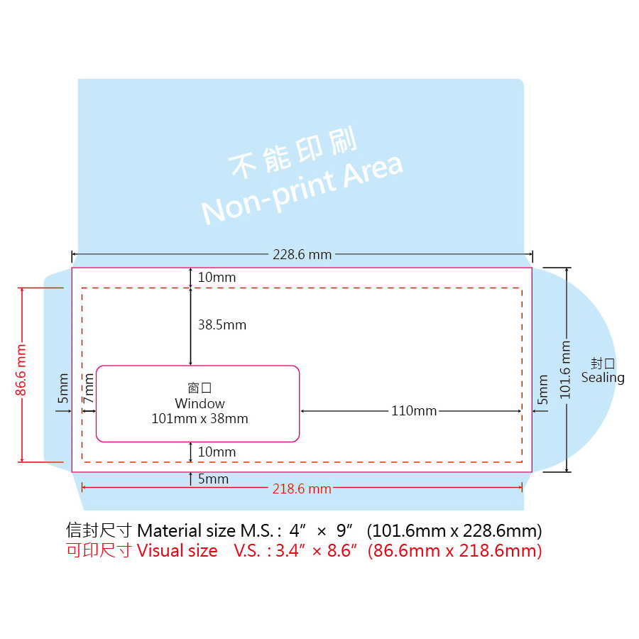 Detail A5 Envelope Template Ai Nomer 36