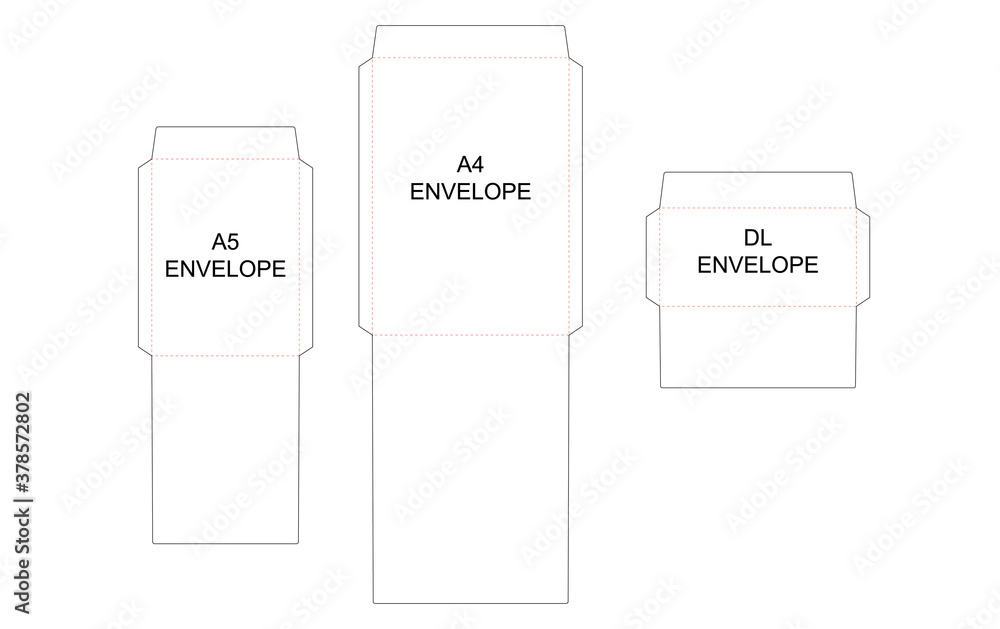 Detail A5 Envelope Template Ai Nomer 5