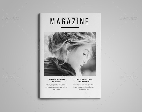 Detail A5 Magazine Template Nomer 18