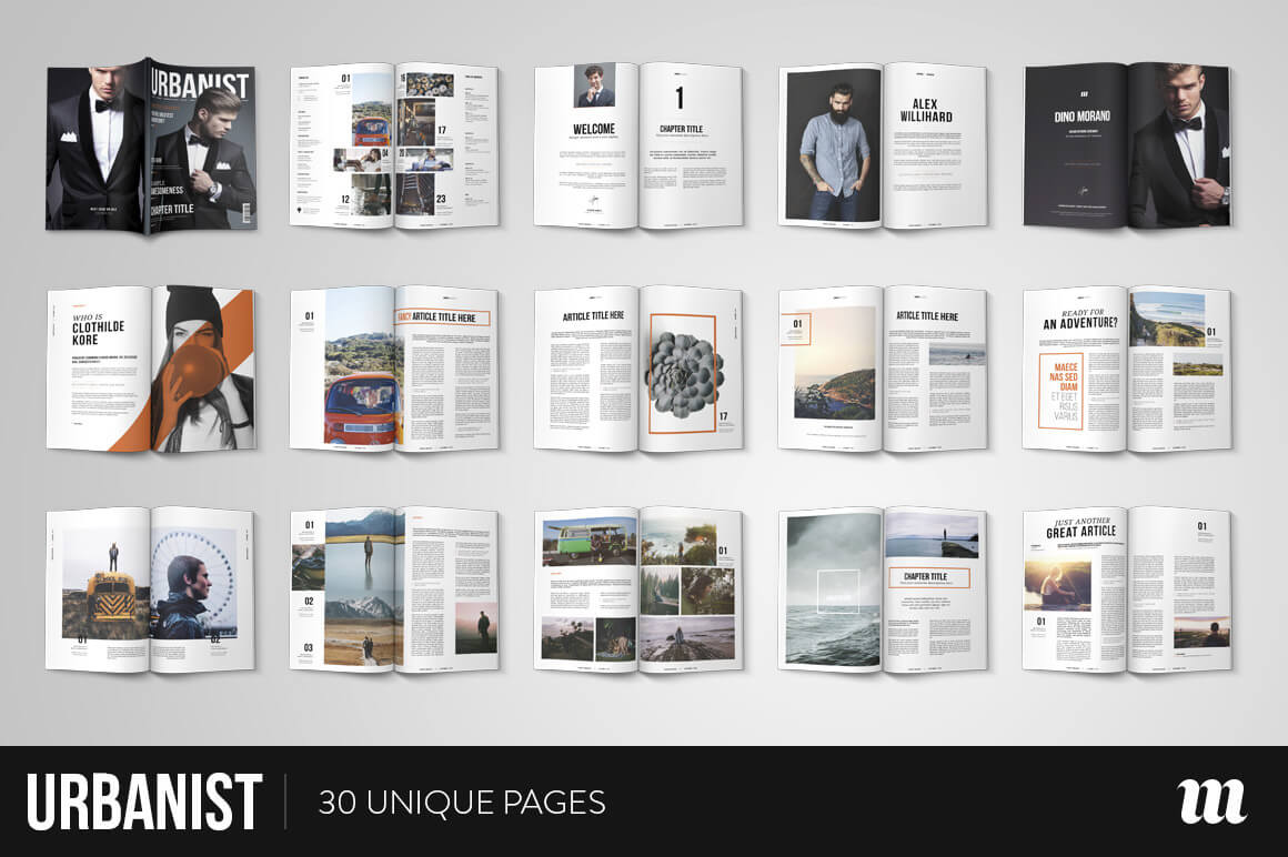 Detail A5 Magazine Template Nomer 3