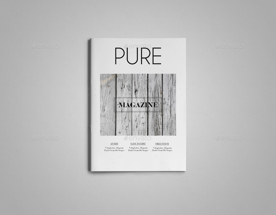 Detail A5 Magazine Template Nomer 20