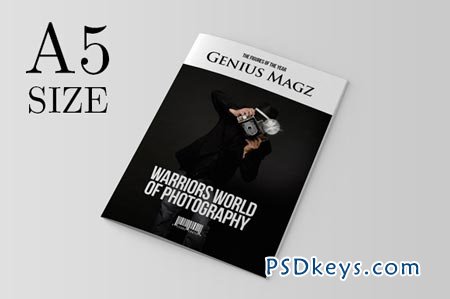 Detail A5 Magazine Template Nomer 27