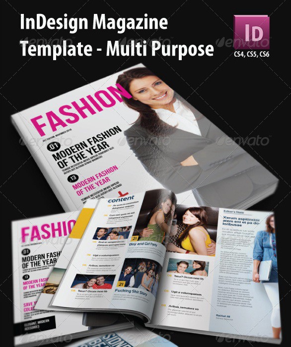 Detail A5 Magazine Template Nomer 31