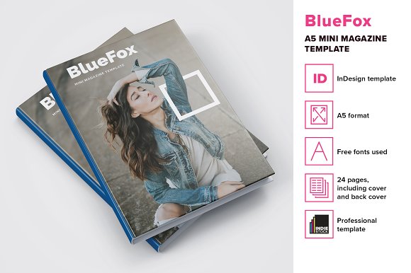 Detail A5 Magazine Template Nomer 34