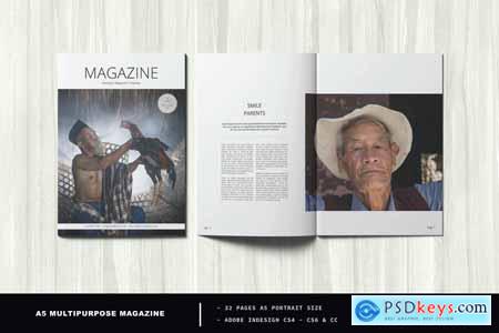 Detail A5 Magazine Template Nomer 49