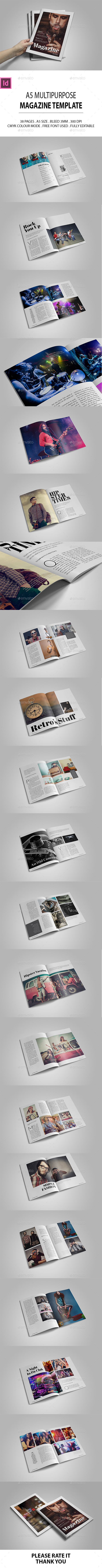 Detail A5 Magazine Template Nomer 51