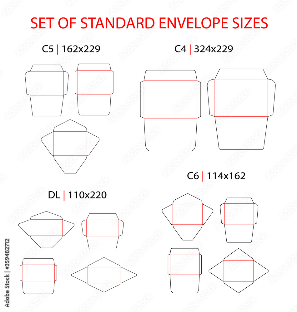 Detail A5 Size Envelope Template Nomer 14