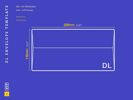 Detail A5 Size Envelope Template Nomer 22