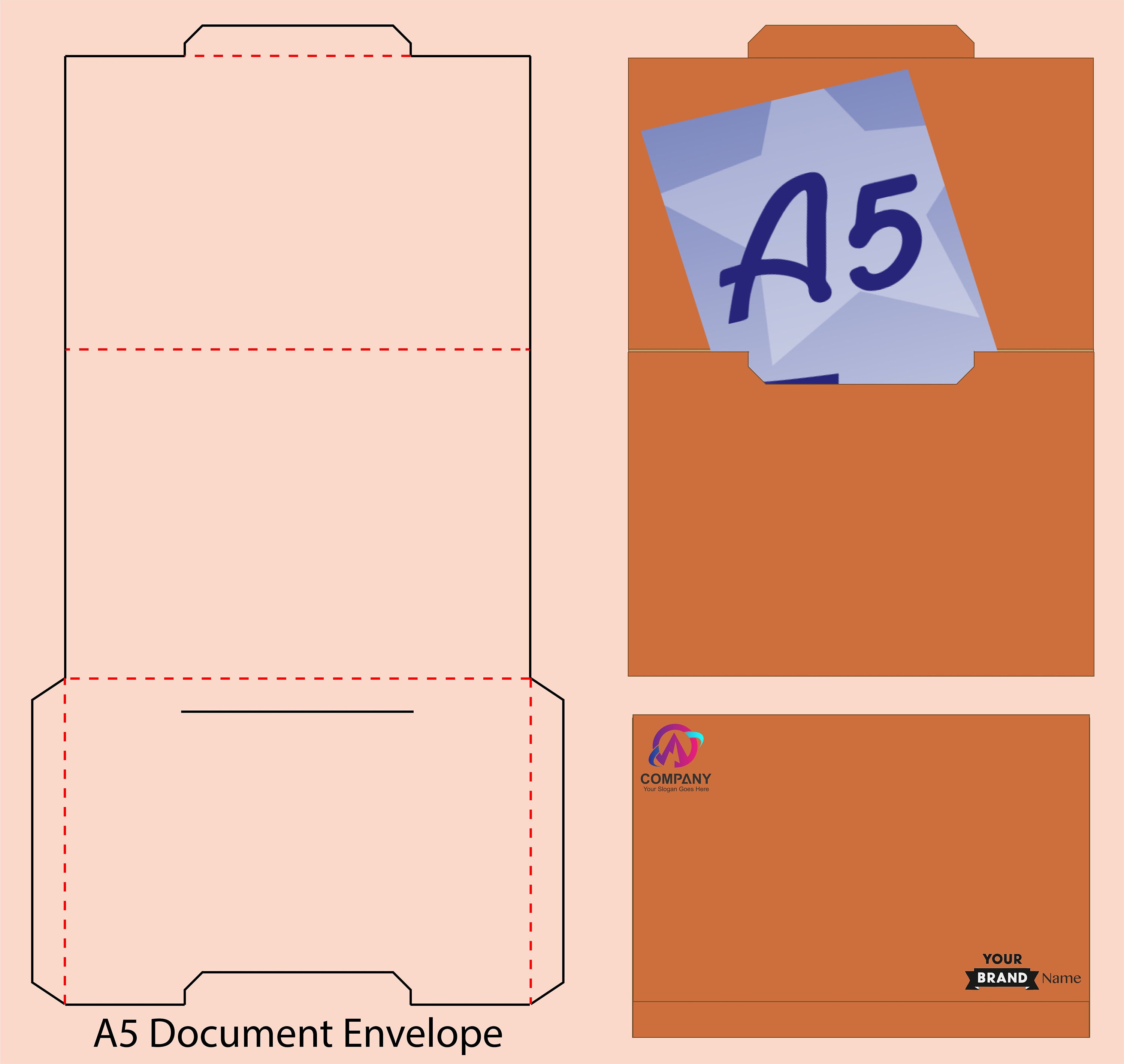 Detail A5 Size Envelope Template Nomer 27