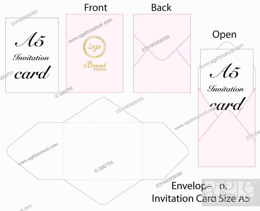 Detail A5 Size Envelope Template Nomer 34