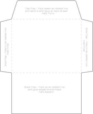 Detail A5 Size Envelope Template Nomer 35