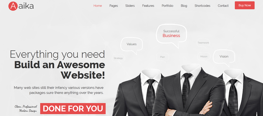 Detail Aaika Joomla Template Nomer 29