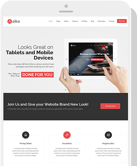 Detail Aaika Joomla Template Nomer 7