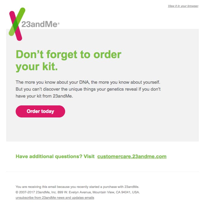 Detail Abandoned Checkout Email Template Nomer 13