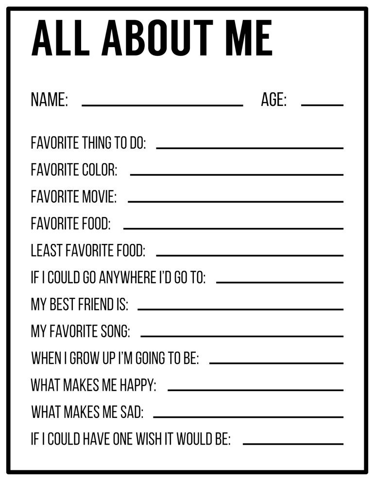 About Me Template 52+ Koleksi Gambar