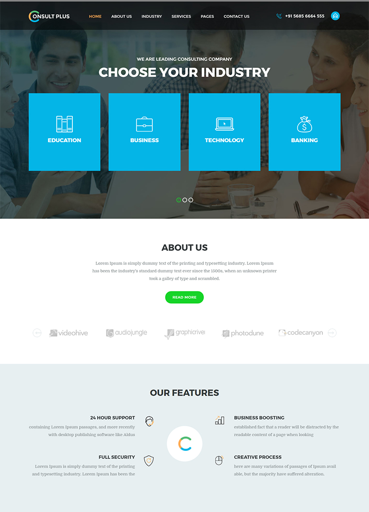 Detail About Us Html Template Nomer 3