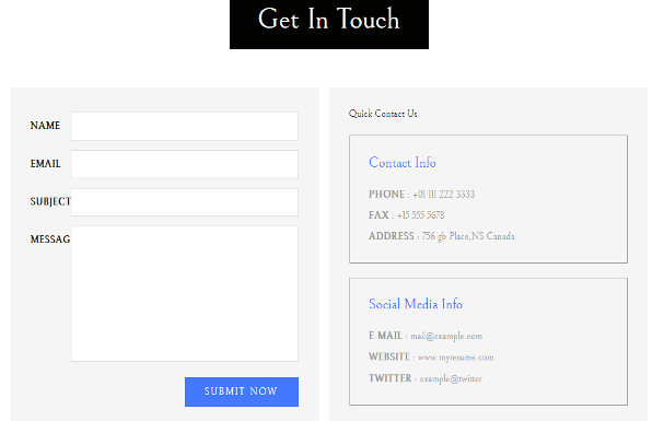 Detail About Us Html Template Nomer 48