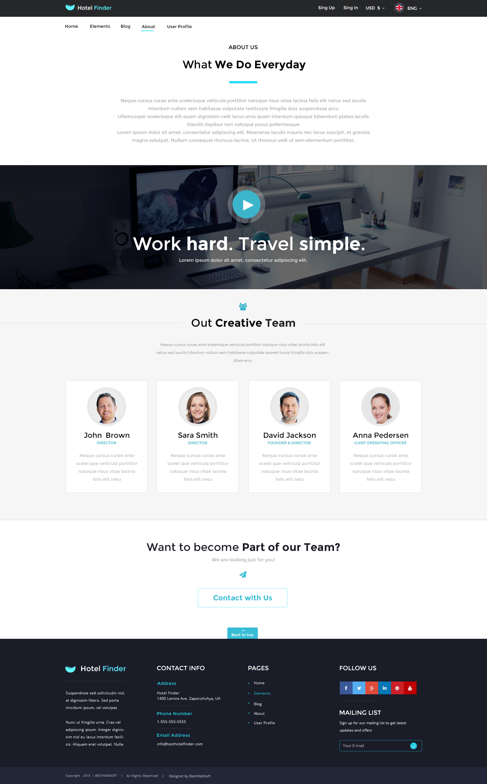 Detail About Us Html Template Nomer 8