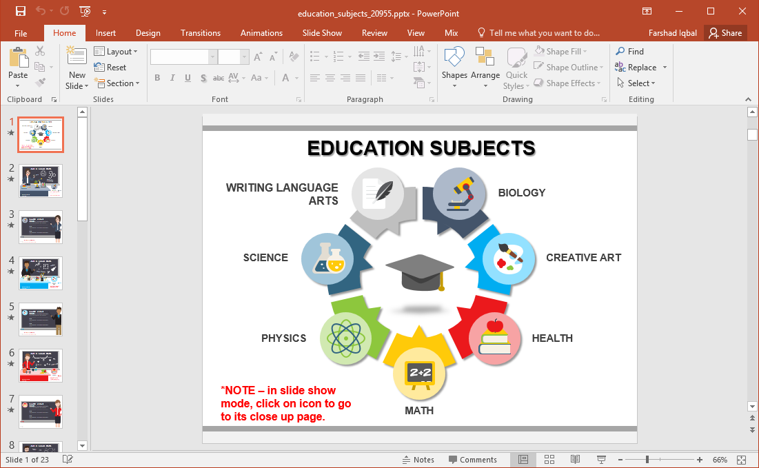 Detail Academic Presentation Template Nomer 35
