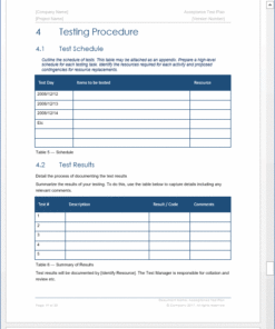 Detail Acceptance Test Plan Template Nomer 15
