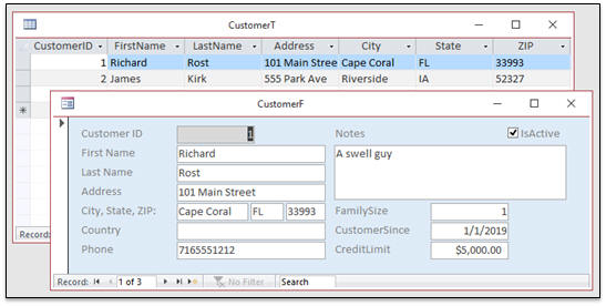 Detail Access Contact Database Template Free Nomer 19