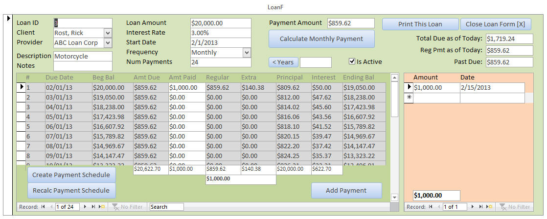 Detail Access Schedule Template Nomer 15