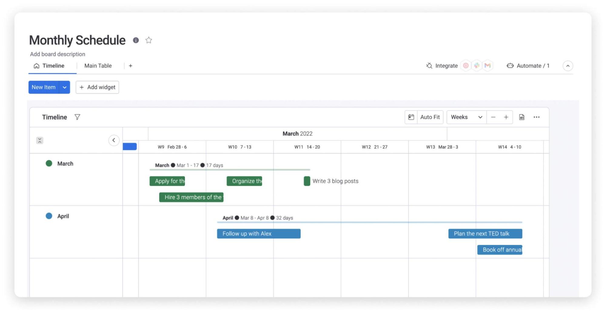 Detail Access Schedule Template Nomer 27