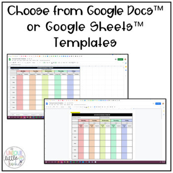 Detail Access Schedule Template Nomer 33