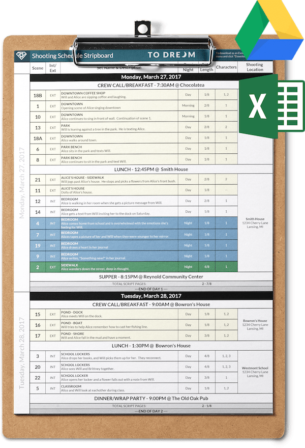 Detail Access Schedule Template Nomer 37