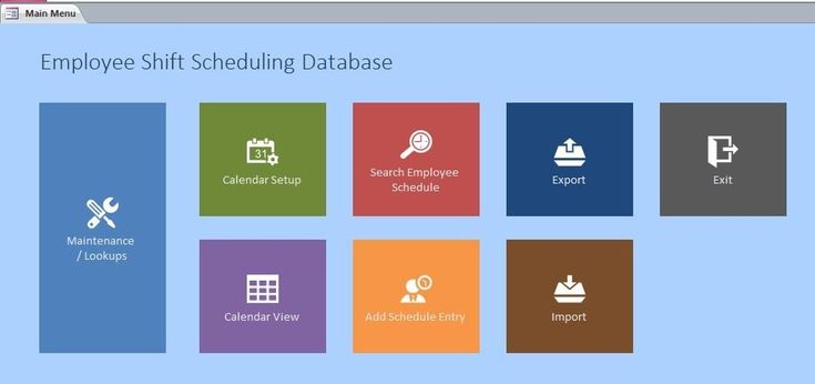 Detail Access Schedule Template Nomer 44