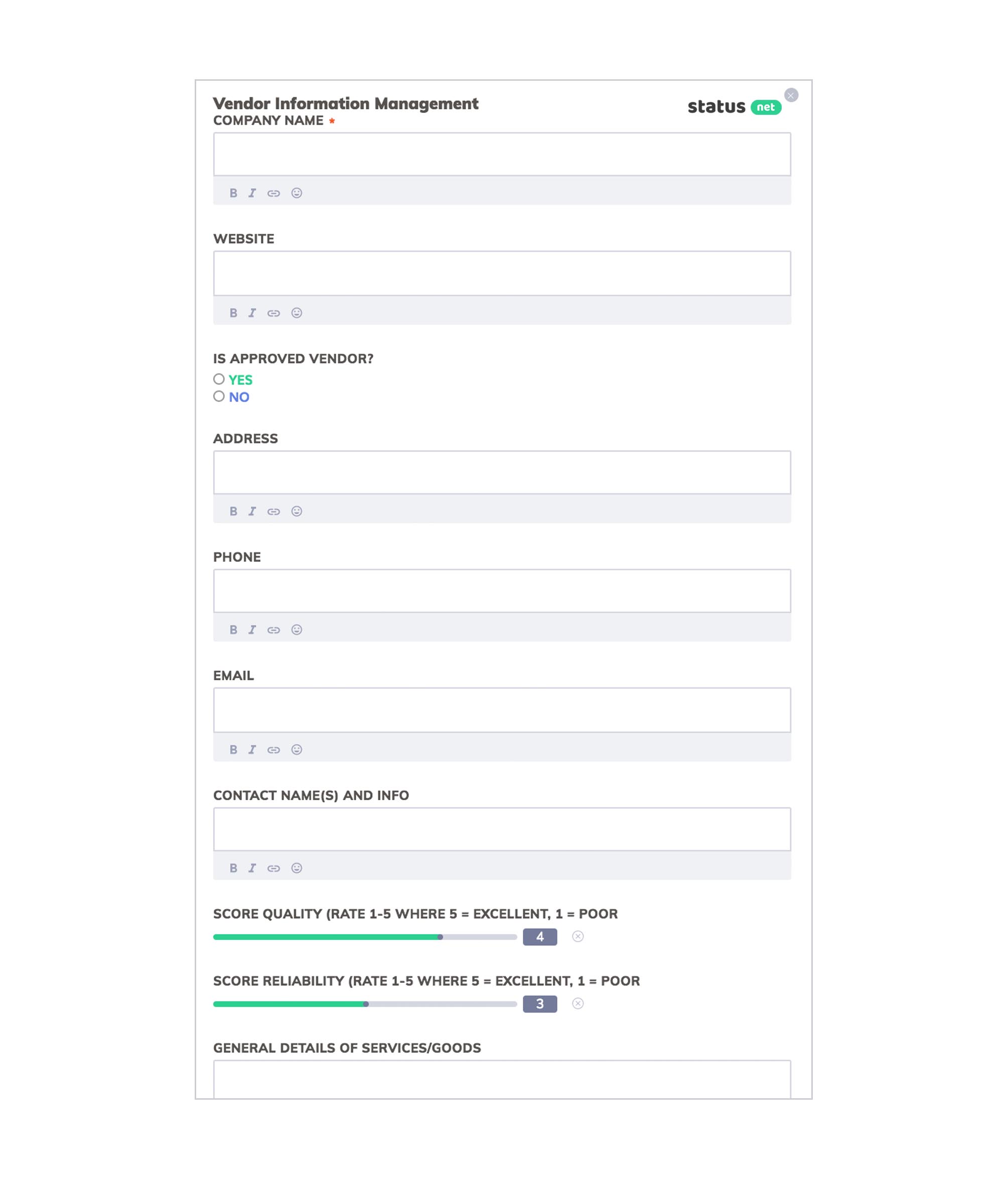 Detail Account Management Template Nomer 34