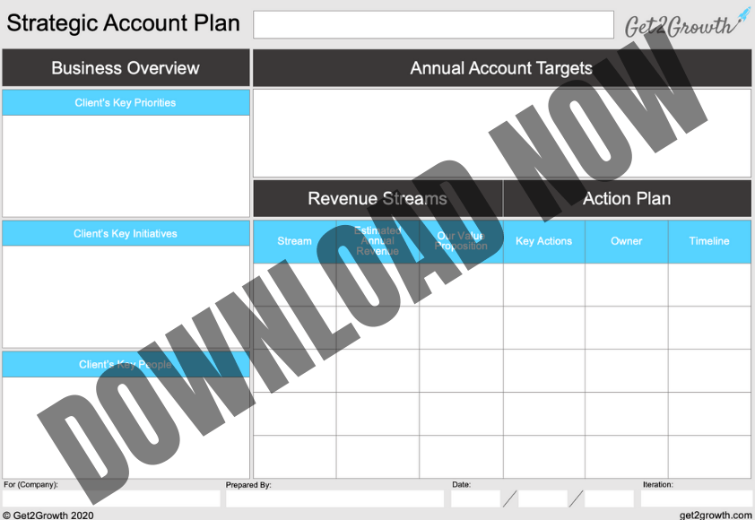 Detail Account Planning Template For Sales Nomer 4