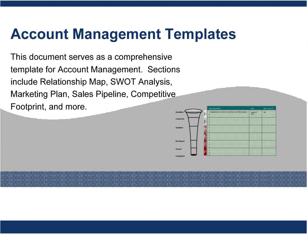 Detail Account Planning Template For Sales Nomer 33