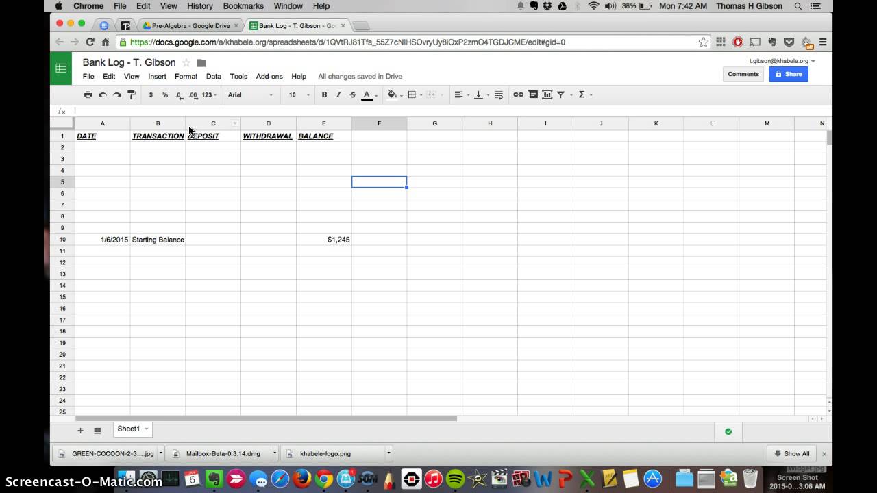 Detail Accounting Template Google Sheets Nomer 23