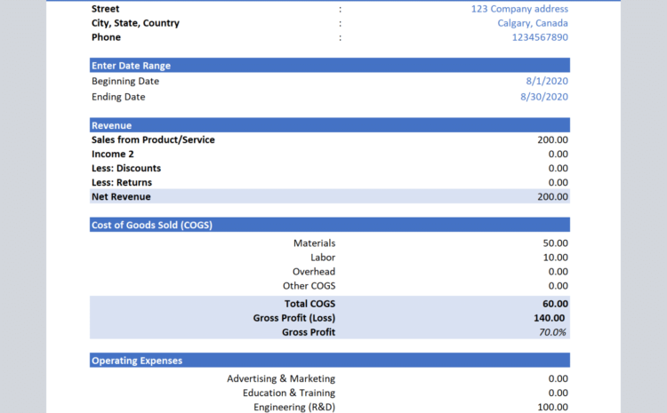 Detail Accounting Template Google Sheets Nomer 39