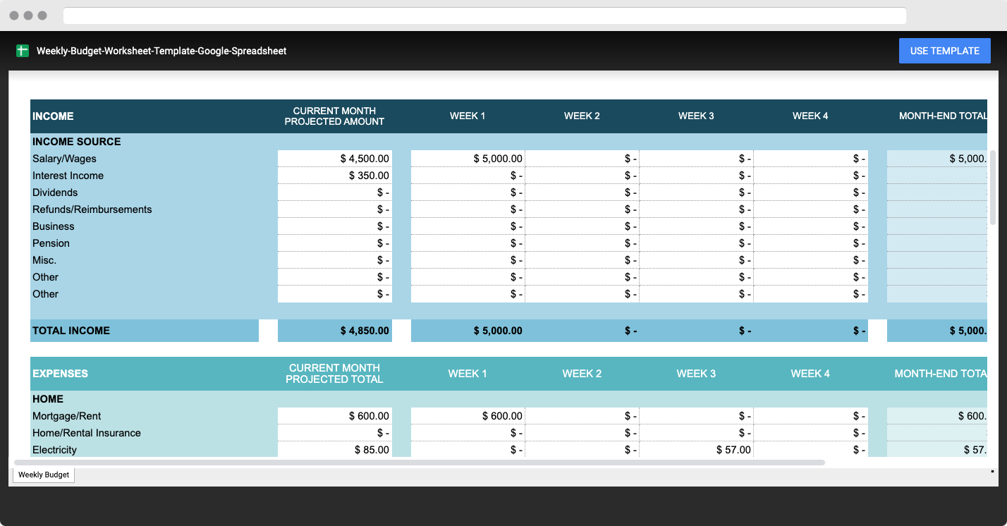 Detail Accounting Template Google Sheets Nomer 48