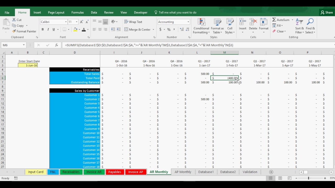 Detail Accounts Receivable Template Nomer 14