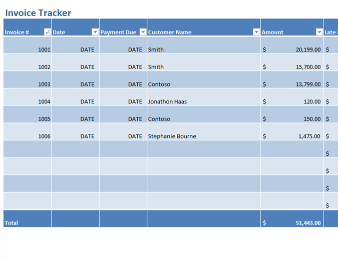 Detail Accounts Receivable Template Nomer 33