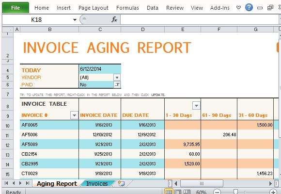 Detail Accounts Receivable Template Nomer 9