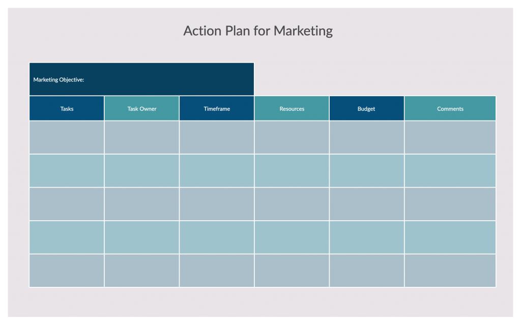 Detail Action Plan Template Nomer 7