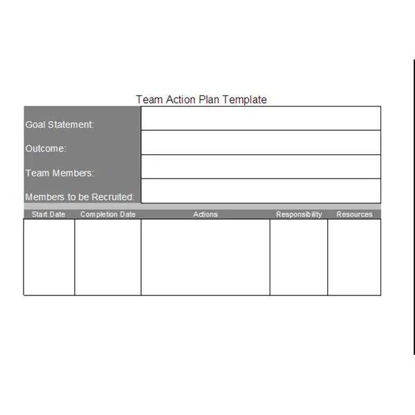 Detail Action Plan Template Download Nomer 33