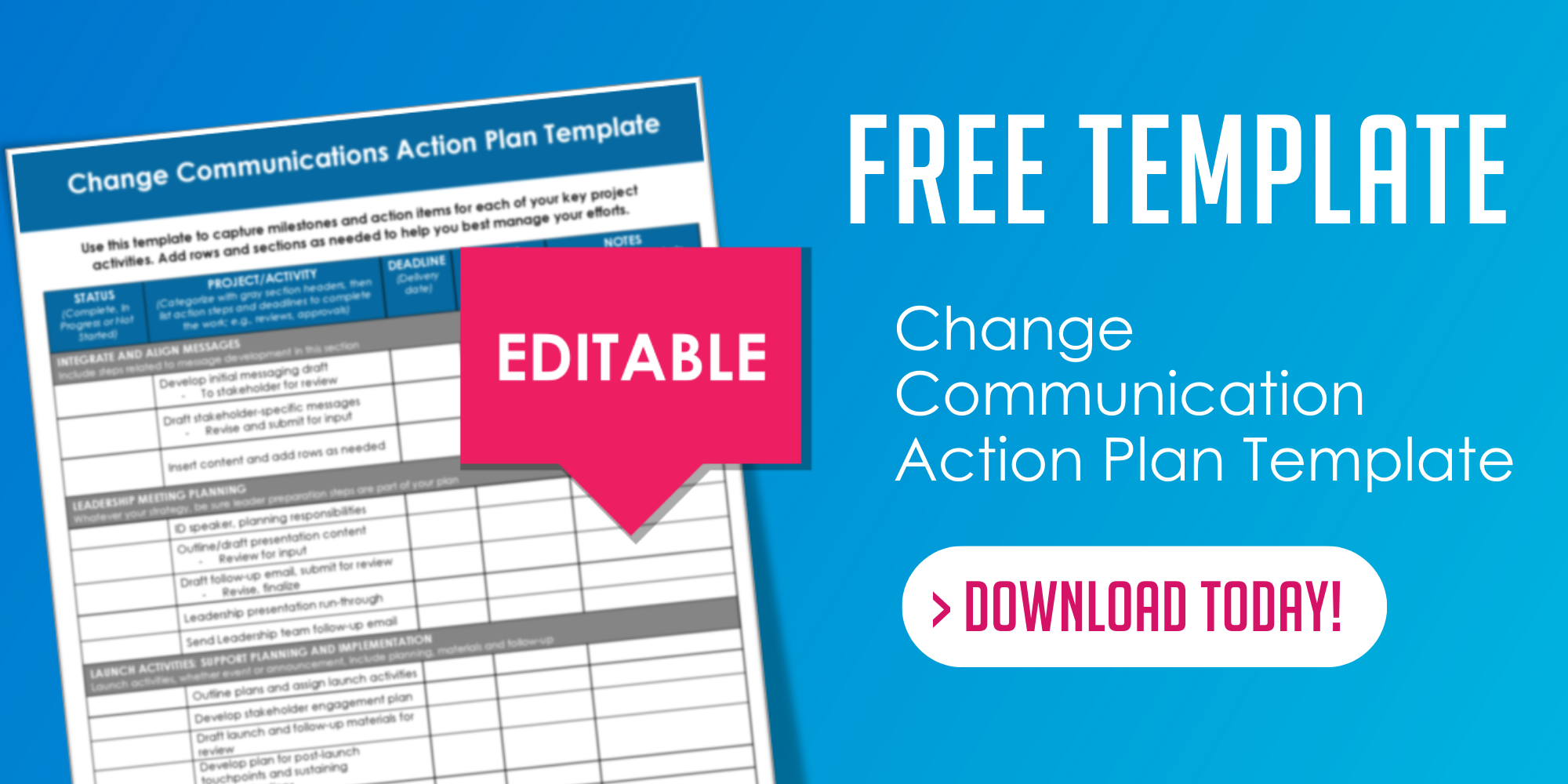 Detail Action Plan Template Download Nomer 41