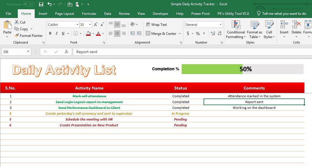 Detail Action Tracker Excel Task Tracker Template Nomer 37