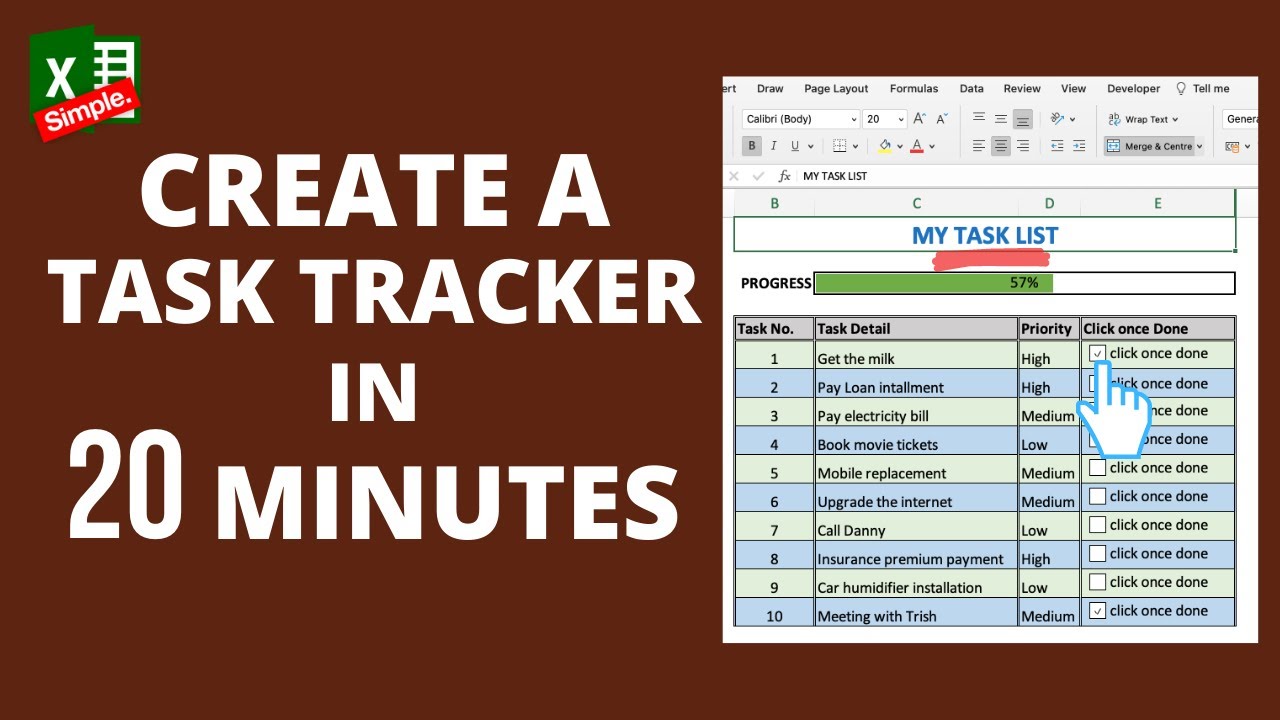 Detail Action Tracker Excel Task Tracker Template Nomer 42