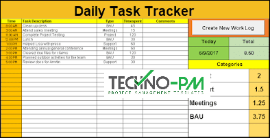 Detail Action Tracker Excel Task Tracker Template Nomer 47