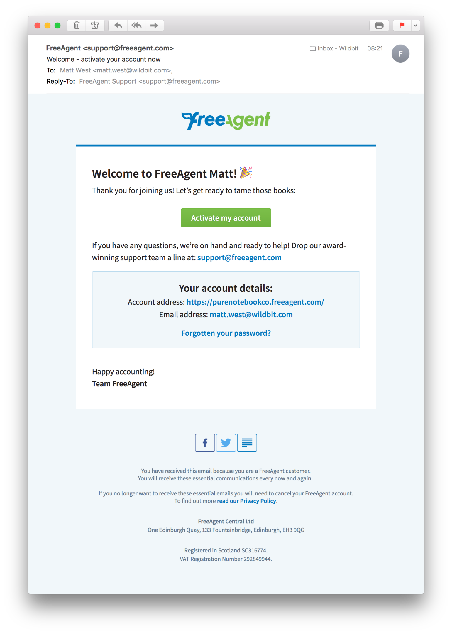Detail Activation Email Template Nomer 25